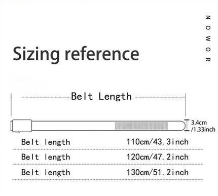 The New Buckle Toothless Automatic Belt for Effortless Style - Next Level