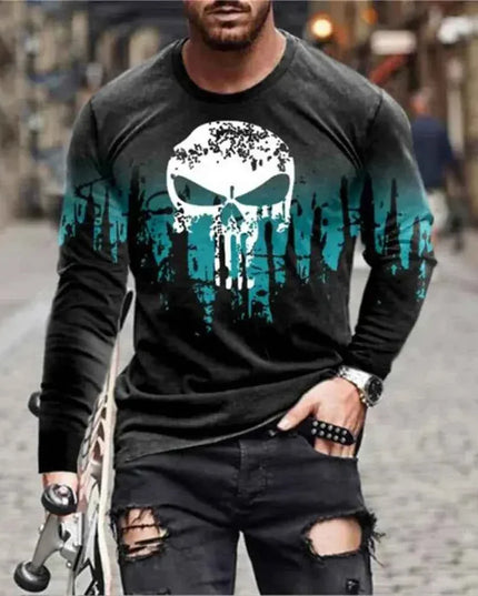 Retro Graffiti T-shirt - 3D Print Summer Men's Round Neck Tee - Next Level