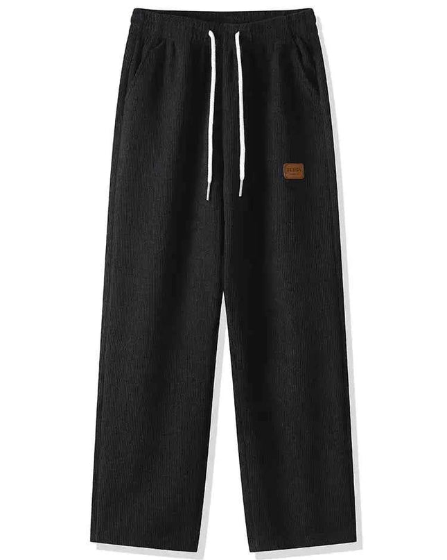 Winter Corduroy Sweatpants Men Drawstring - Next Level