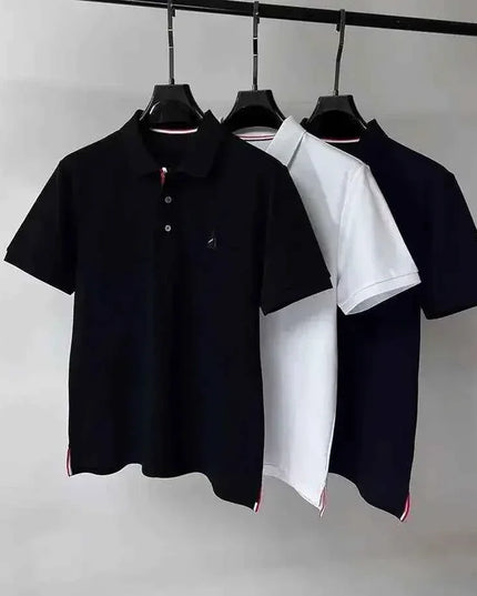 Brand Luxury Men's Polo Shirt Lapel Sailboat Embroidered - Next Level