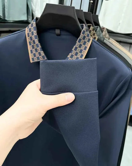 Designer Luxury Men's Polo Shirt Lapel Z Embroidered - Next Level