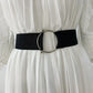 Belts for Women - Black Elastic Waist Belts for Women, Simple and Loose Design - Next Level
