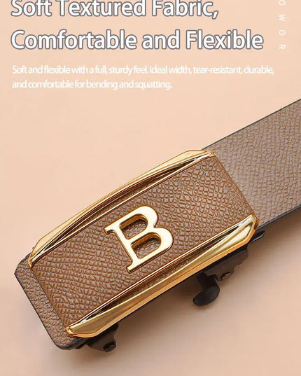 The New Buckle Toothless Automatic Belt for Effortless Style - Next Level