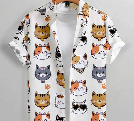 Unisex Mode mit Katzenmotiv - Niedlicher Druck für lässige Herrenbekleidung - Next Level