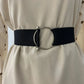Belts for Women - Black Elastic Waist Belts for Women, Simple and Loose Design - Next Level