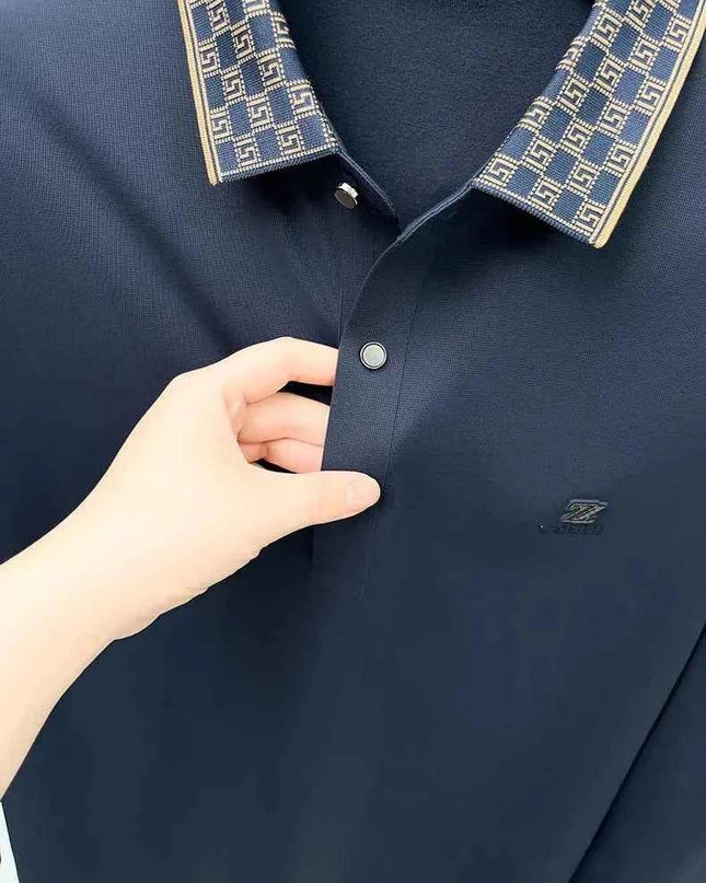 Designer Luxury Men's Polo Shirt Lapel Z Embroidered - Next Level