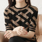 Spring Summer Knitted T-Shirt with Classical Letter Design - Next Level