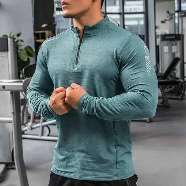 Mens Gym Compression Shirt Male Rashgard Fitness - Next Level