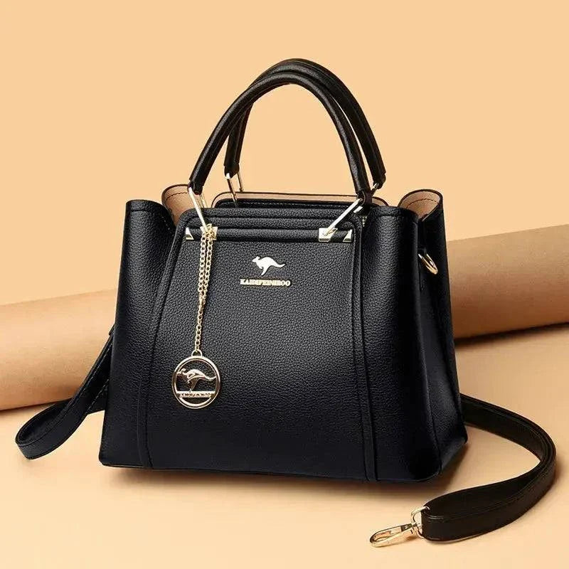 Collection of soft leather purses in various styles and colors showcasing luxury and craftsmanship