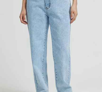 Benuynffy Vintage Damenjeans – Amerikanischer Basic-Stil - Next Level