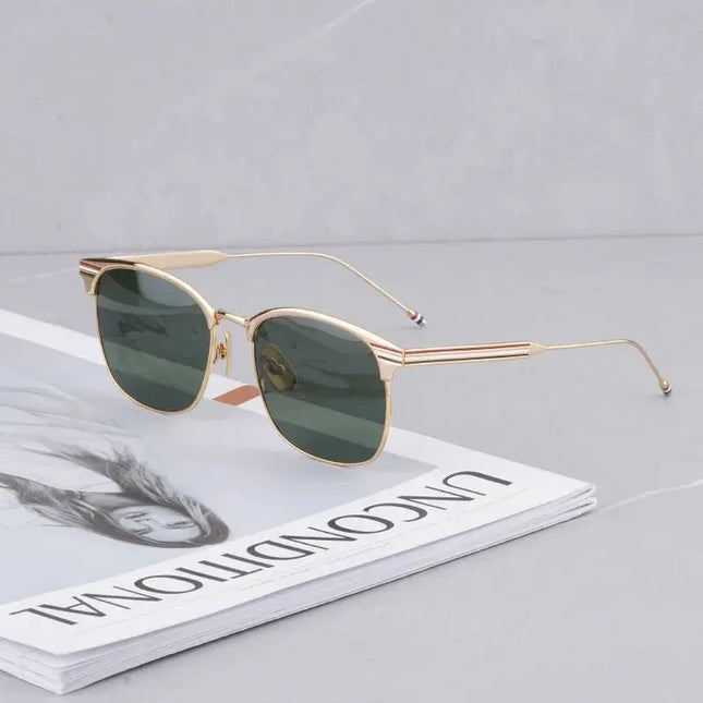 Fashion Thom Men's Sunglasses with Alloy Metal Frame - Next Level