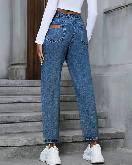 Benuynffy Vintage Women's Jeans American Basic - Next Level