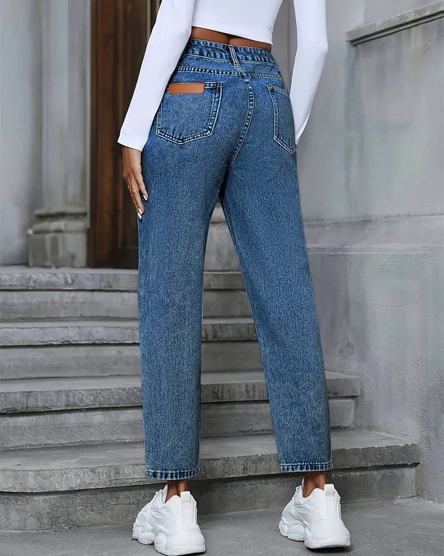 Benuynffy Vintage Women's Jeans American Basic - Next Level