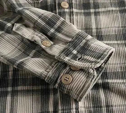 Retro Herrenhemd Vintage Style - Stilvolles Freizeithemd für Männer - Next Level