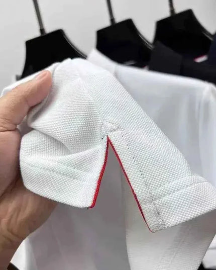 Brand Luxury Men's Polo Shirt Lapel Sailboat Embroidered - Next Level