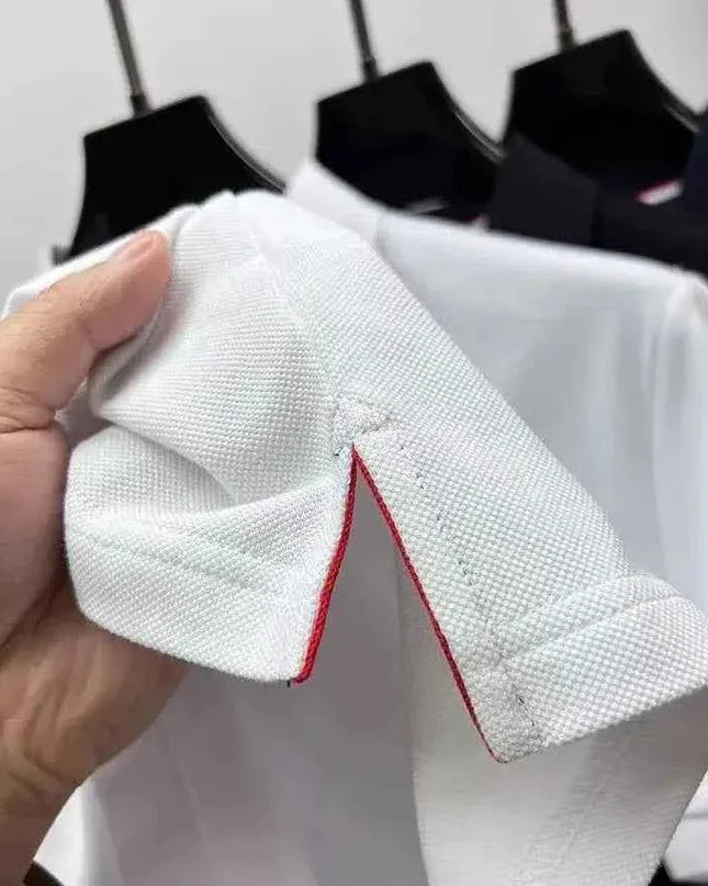 Brand Luxury Men's Polo Shirt Lapel Sailboat Embroidered - Next Level