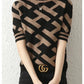 Spring Summer Knitted T-Shirt with Classical Letter Design - Next Level