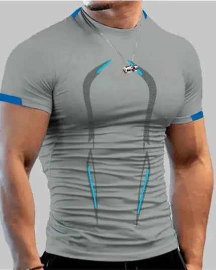 Men's Compression Gym Shirt Short Sleeve Bodybuilding Wear - Next Level