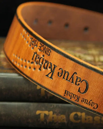 Men's Luxury Belt with Pin Buckle & Letter Print – Elevate Your Style - Next Level