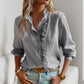 Women's Elegant Office Shirt - Solid Color Long Sleeve for Modern Professionals - Next Level