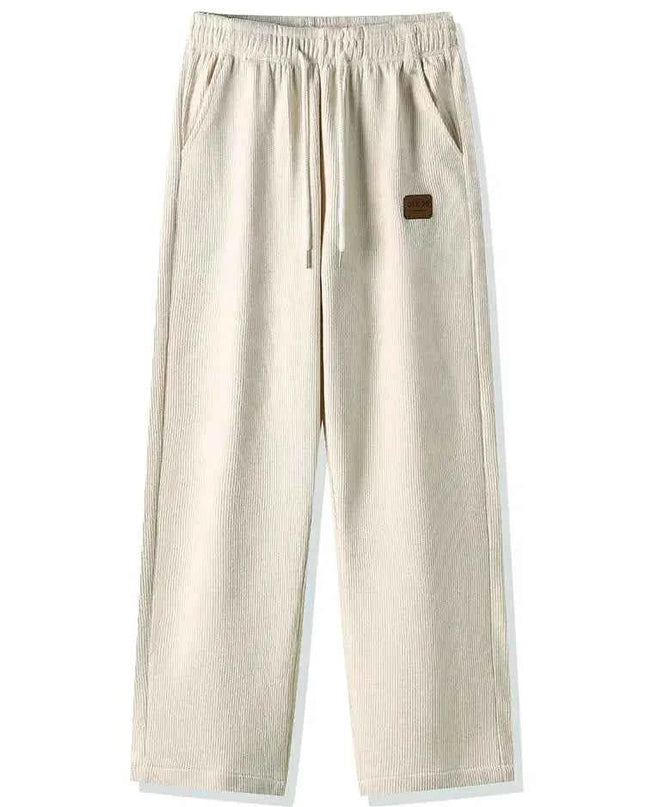 Winter Corduroy Sweatpants Men Drawstring - Next Level