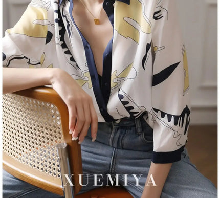 Luxus Damen Shirt Frankreich Stil mit modischem Druck für Frauen - Next Level