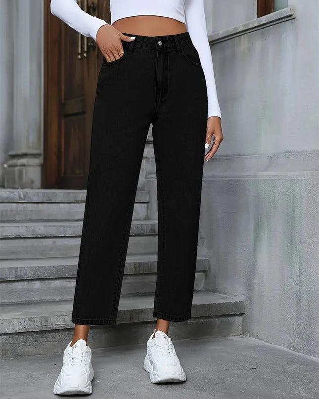 Benuynffy Vintage Women's Jeans American Basic - Next Level