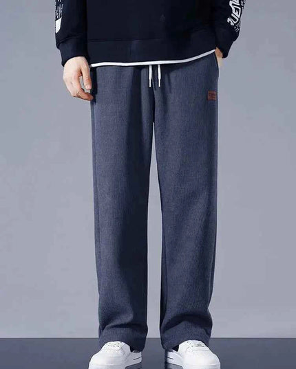 Winter Corduroy Sweatpants Men Drawstring - Next Level
