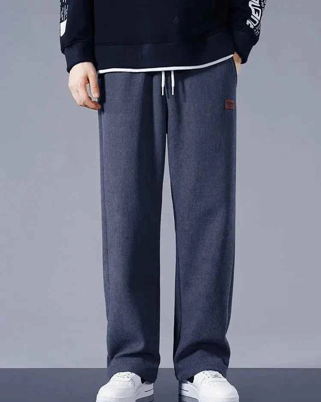 Winter Corduroy Sweatpants Men Drawstring - Next Level