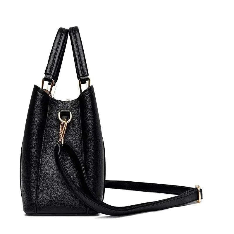 Collection of soft leather purses in various styles and colors showcasing elegant, durable craftsmanship
