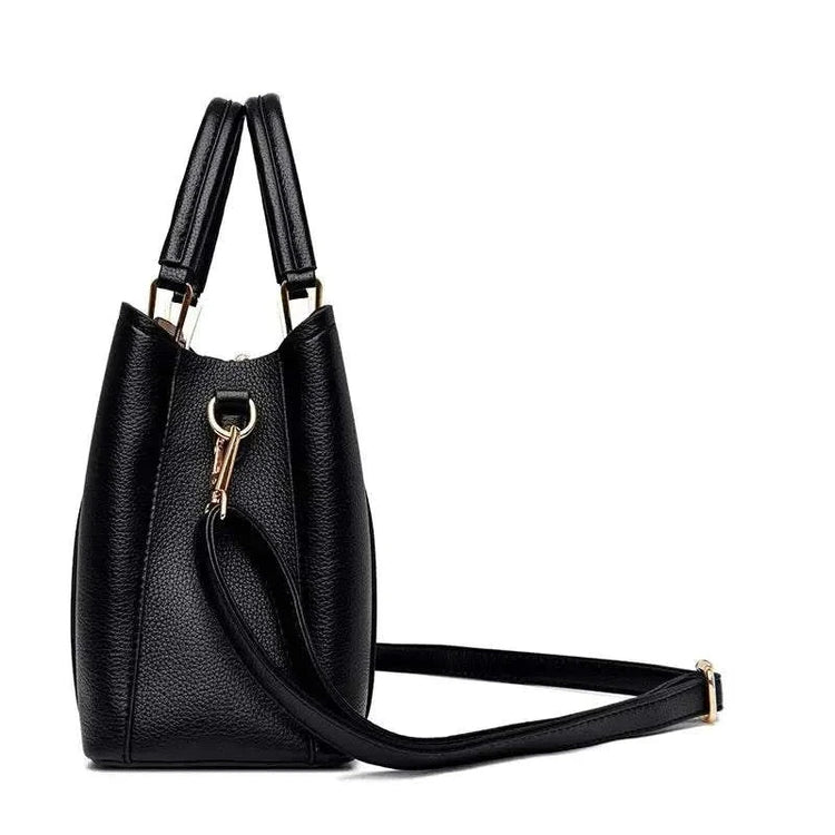 Collection of soft leather purses in various styles and colors showcasing elegant, durable craftsmanship