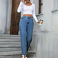 Benuynffy Vintage Women's Jeans American Basic - Next Level