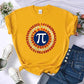 Funny Pi Spiral Geometry Shirt for Women - Unique Mathematics Apparel - Next Level