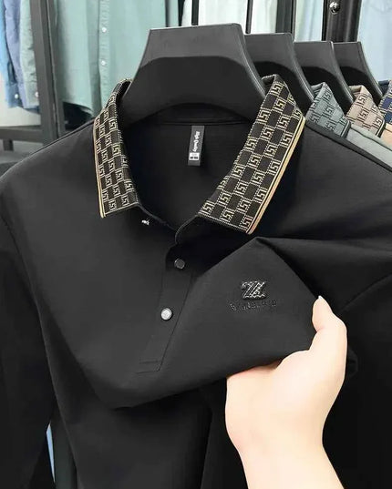 Designer Luxury Men's Polo Shirt Lapel Z Embroidered - Next Level