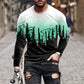 Retro Graffiti 3D Print Summer Men’s Round Neck T shirt CT2024XQ549 / M