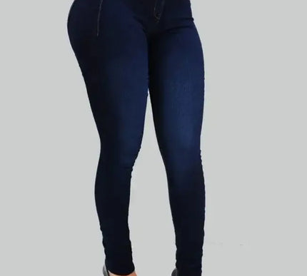 Damen Hochtaillierte Denim Jeans - Perfekte Passform und zeitloser Stil - Next Level