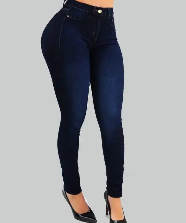 Women's High Waist Denim Jeans - Perfect Fit and Timeless Style - Next Level