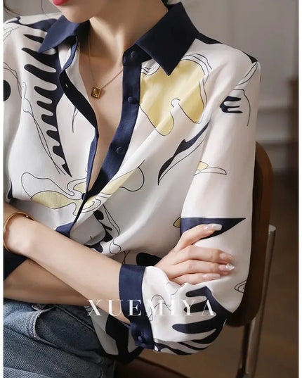 Fashion Luxury Ladies Shirt France Style Woman Printing - Next Level