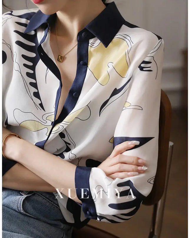 Fashion Luxury Ladies Shirt France Style Woman Printing - Next Level