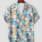 Unisex Fashion Cute Cat Print Casual Wear for Men - Next Level