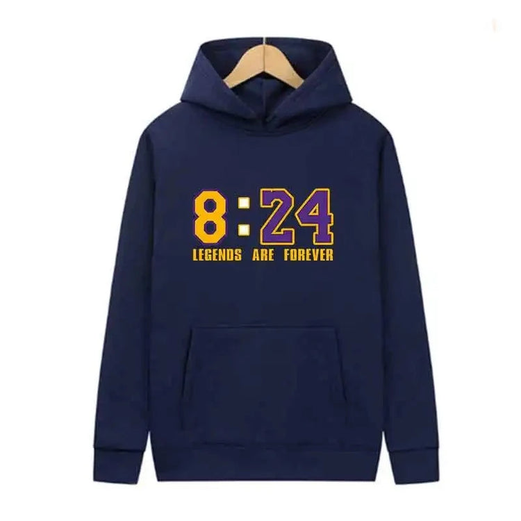 Vintage Herren Hoodie mit Harajuku Grafik und Fronttasche im Streetwear Stil