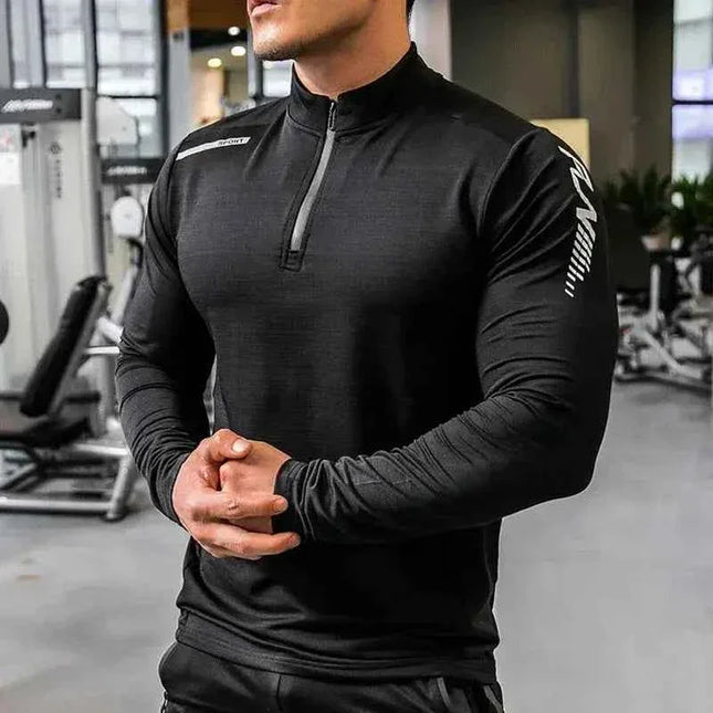 Mens Gym Compression Shirt Male Rashgard Fitness - Next Level