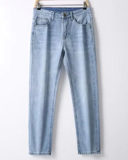 Herren-Jeans Sommer-Style – Slim Fit Denim Hose