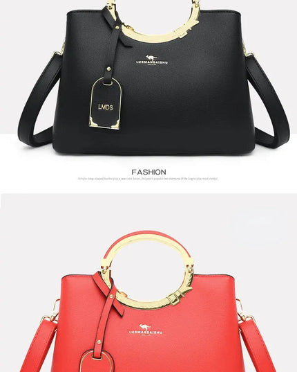 3 Layer Large Capacity Tote Bag Luxury Handbags - Next Level