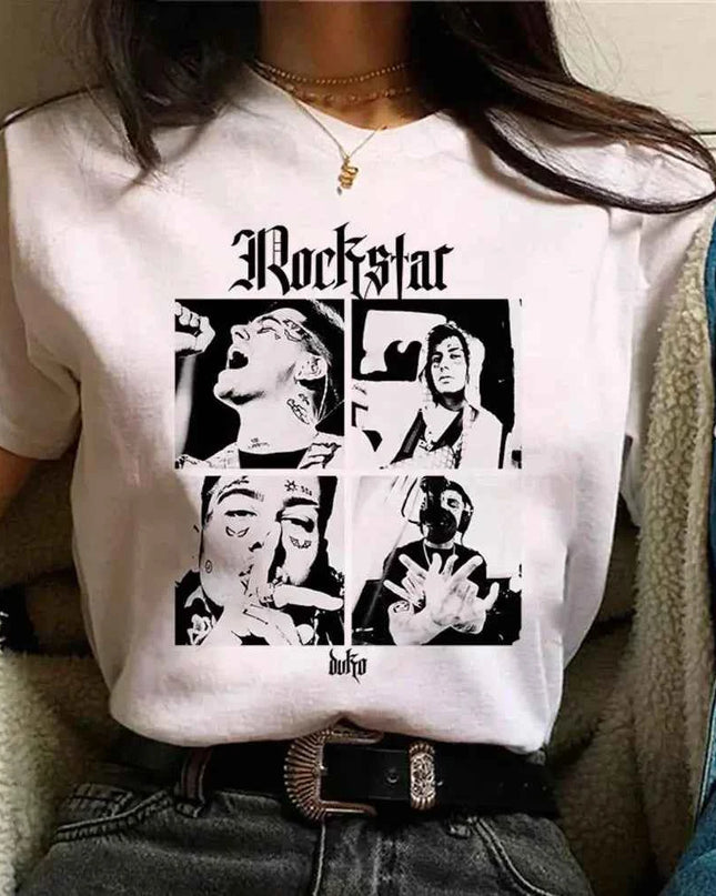 Duki Top Harajuku T Shirt - Funny Japanese Style Tee for Women - Next Level