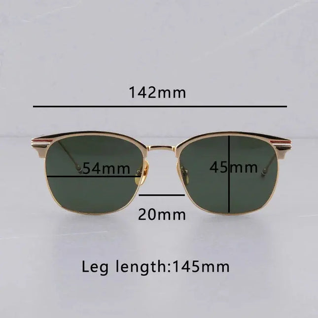Fashion Thom Men's Sunglasses with Alloy Metal Frame - Next Level