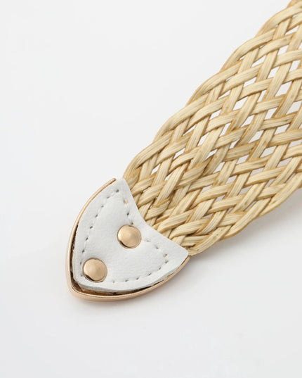 Women's Braided Belt with Irregular Metal Clasp - Next Level