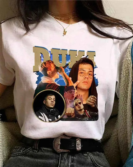 Duki Top Harajuku T Shirt - Funny Japanese Style Tee for Women - Next Level