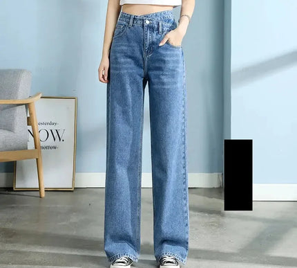 Stylische Baumwolljeans Damen weite Beinform für mühelosen Chic - Next Level