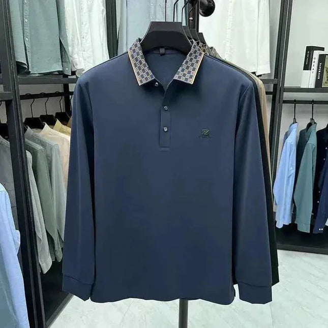 Designer Luxury Men's Polo Shirt Lapel Z Embroidered - Next Level